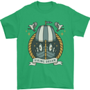Viking Dream Ship Mens T-Shirt 100% Cotton Irish Green