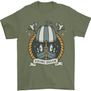 Viking Dream Ship Mens T-Shirt 100% Cotton Military Green