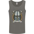 Viking Dream Ship Mens Vest Tank Top Charcoal
