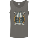 Viking Dream Ship Mens Vest Tank Top Charcoal