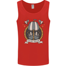 Viking Dream Ship Mens Vest Tank Top Red