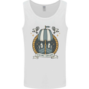 Viking Dream Ship Mens Vest Tank Top White