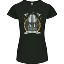 Viking Dream Ship Womens Petite Cut T-Shirt Black