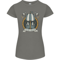 Viking Dream Ship Womens Petite Cut T-Shirt Charcoal