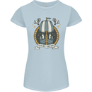 Viking Dream Ship Womens Petite Cut T-Shirt Light Blue