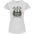 Viking Dream Ship Womens Petite Cut T-Shirt White