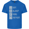 Viking Eat Sleep Raid Thor Valhalla Funny Mens Cotton T-Shirt Tee Top Royal Blue