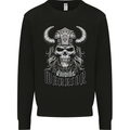 Viking Raiding Warrior Skull Mens Sweatshirt Jumper Black