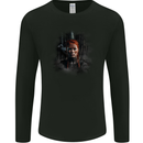 Viking Shield Maiden Woman Warrior Mens Long Sleeve T-Shirt Black