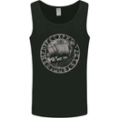 Viking Ship With Norse Text Mens Vest Tank Top Black