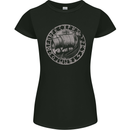 Viking Ship With Norse Text Womens Petite Cut T-Shirt Black