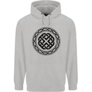 Viking Symbol Norse Mythology Black Gym Mens 80% Cotton Hoodie Sports Grey