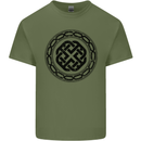 Viking Symbol Norse Mythology Black Gym Mens Cotton T-Shirt Tee Top Military Green