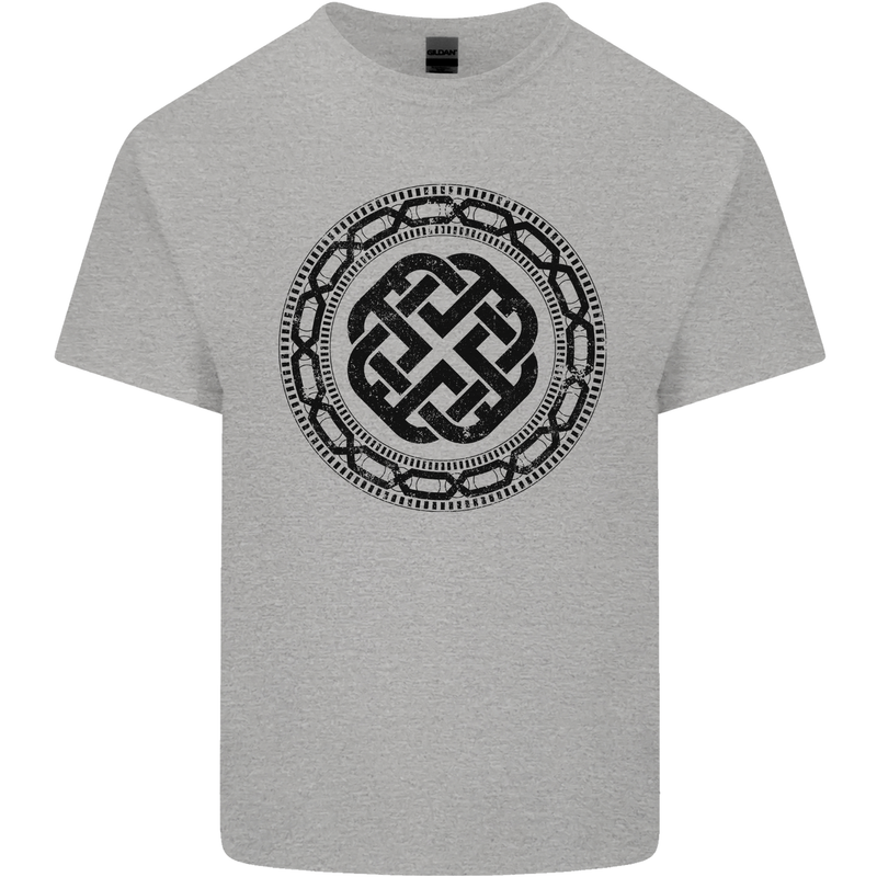 Viking Symbol Norse Mythology Black Gym Mens Cotton T-Shirt Tee Top Sports Grey