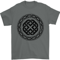 Viking Symbol Norse Mythology Black Gym Mens T-Shirt 100% Cotton Charcoal