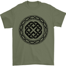 Viking Symbol Norse Mythology Black Gym Mens T-Shirt 100% Cotton Military Green