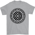 Viking Symbol Norse Mythology Black Gym Mens T-Shirt 100% Cotton Sports Grey