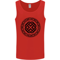 Viking Symbol Norse Mythology Black Gym Mens Vest Tank Top Red