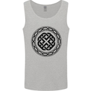 Viking Symbol Norse Mythology Black Gym Mens Vest Tank Top Sports Grey