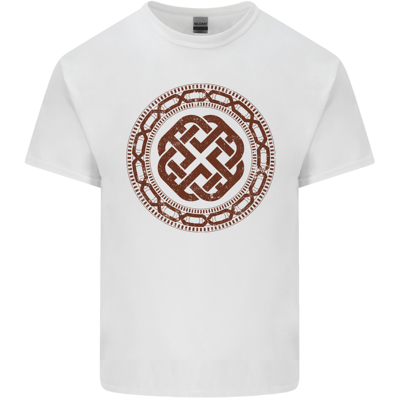Viking Symbol Norse Mythology Gym Mens Cotton T-Shirt Tee Top White