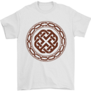 Viking Symbol Norse Mythology Gym Mens T-Shirt 100% Cotton White