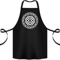 Viking Symbol Norse Mythology White Gym Cotton Apron 100% Organic Black