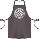 Viking Symbol Norse Mythology White Gym Cotton Apron 100% Organic Dark Grey