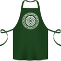 Viking Symbol Norse Mythology White Gym Cotton Apron 100% Organic Forest Green