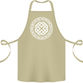 Viking Symbol Norse Mythology White Gym Cotton Apron 100% Organic Khaki