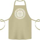 Viking Symbol Norse Mythology White Gym Cotton Apron 100% Organic Khaki