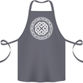 Viking Symbol Norse Mythology White Gym Cotton Apron 100% Organic Steel