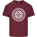 Viking Symbol Norse Mythology White Gym Mens Cotton T-Shirt Tee Top Maroon
