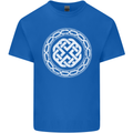 Viking Symbol Norse Mythology White Gym Mens Cotton T-Shirt Tee Top Royal Blue