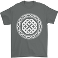 Viking Symbol Norse Mythology White Gym Mens T-Shirt 100% Cotton Charcoal