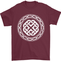 Viking Symbol Norse Mythology White Gym Mens T-Shirt 100% Cotton Maroon