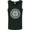 Viking Symbol Norse Mythology White Gym Mens Vest Tank Top Black