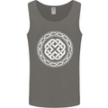 Viking Symbol Norse Mythology White Gym Mens Vest Tank Top Charcoal