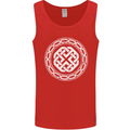 Viking Symbol Norse Mythology White Gym Mens Vest Tank Top Red