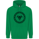 Viking Symbol Skaldenmet Black Gym Mens 80% Cotton Hoodie Irish Green
