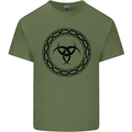 Viking Symbol Skaldenmet Black Gym Mens Cotton T-Shirt Tee Top Military Green