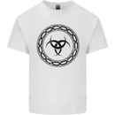 Viking Symbol Skaldenmet Black Gym Mens Cotton T-Shirt Tee Top White