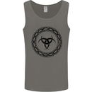 Viking Symbol Skaldenmet Black Gym Mens Vest Tank Top Charcoal