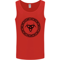 Viking Symbol Skaldenmet Black Gym Mens Vest Tank Top Red