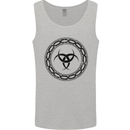 Viking Symbol Skaldenmet Black Gym Mens Vest Tank Top Sports Grey