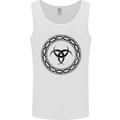 Viking Symbol Skaldenmet Black Gym Mens Vest Tank Top White