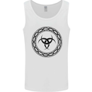 Viking Symbol Skaldenmet Black Gym Mens Vest Tank Top White