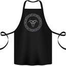 Viking Symbol Skaldenmet Grey Gym Cotton Apron 100% Organic Black