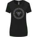 Viking Symbol Skaldenmet Grey Gym Womens Wider Cut T-Shirt Black