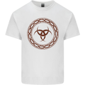 Viking Symbol Skaldenmet Gym Mens Cotton T-Shirt Tee Top White