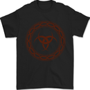 Viking Symbol Skaldenmet Gym Mens T-Shirt 100% Cotton Black